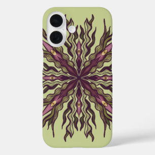 Psychedelische Augenpflanze - Surrealistisches bot iPhone 16 Hülle