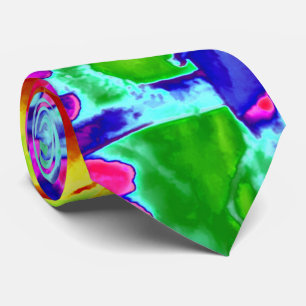 psychedelische Blume 5 Krawatte