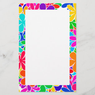 Psychedelische Blume Briefpapier