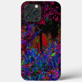 Psychedelische Crimson Red and Black Garden Sunris Case-Mate iPhone Hülle
