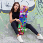 Psychedelische Decks für Skateboard<br><div class="desc">Machen Sie dieses psychedelische Deck zu sich,  indem Sie Ihren Text hinzufügen. Um auf erweiterte Bearbeitungstools zuzugreifen,  gehen Sie bitte zu "Personalisieren Sie diese Vorlage" und klicken Sie auf "Details",  scrollen Sie nach unten und drücken Sie den Link "Klicken Sie auf,  um die Vorlage anzupassen".</div>