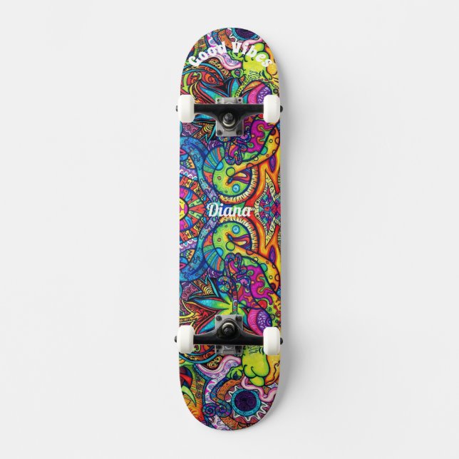 Psychedelische Decks für Skateboard (Vorderseite)