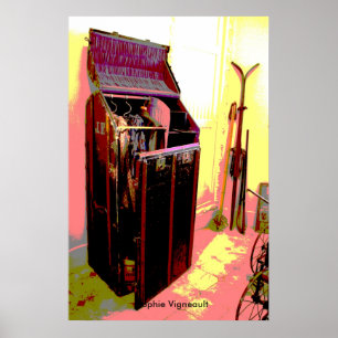 psychedelische Dekoration Print