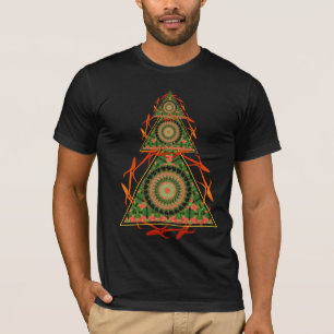 Psychedelische Dreieck-neues Alters-Shirt T-Shirt