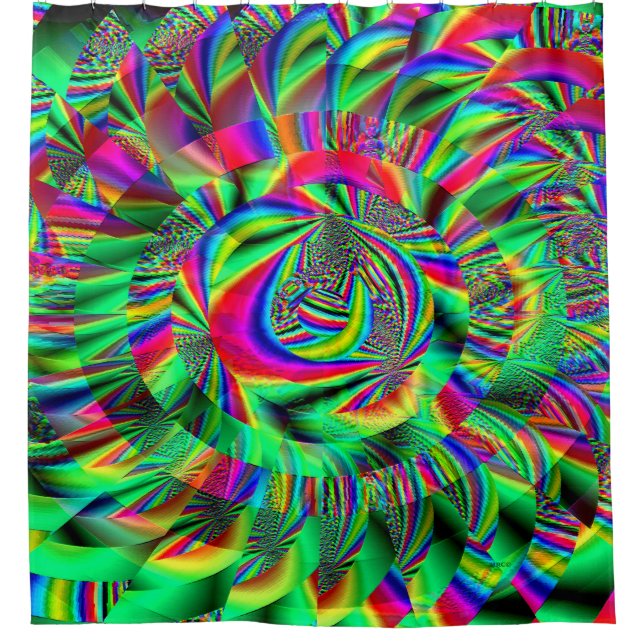 Psychedelische Erinnerungen... Duschvorhang (Vorderseite)
