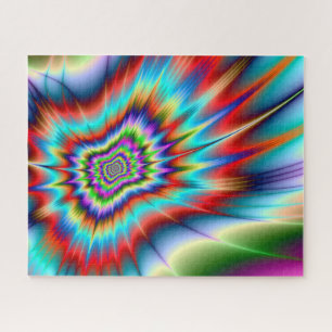 Psychedelische Explosion Puzzle