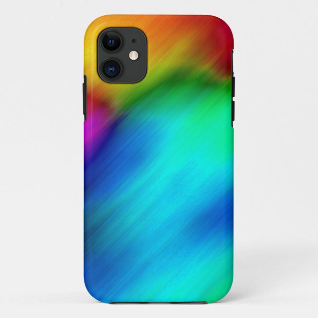 Psychedelische Farben Case-Mate iPhone Hülle (Rückseite)
