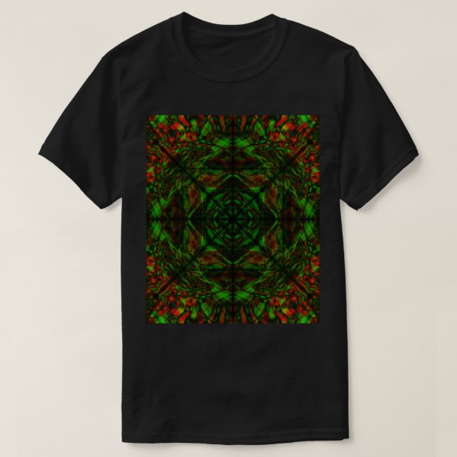 Psychedelische Farben (dunkel) T-Shirt (Design vorne)