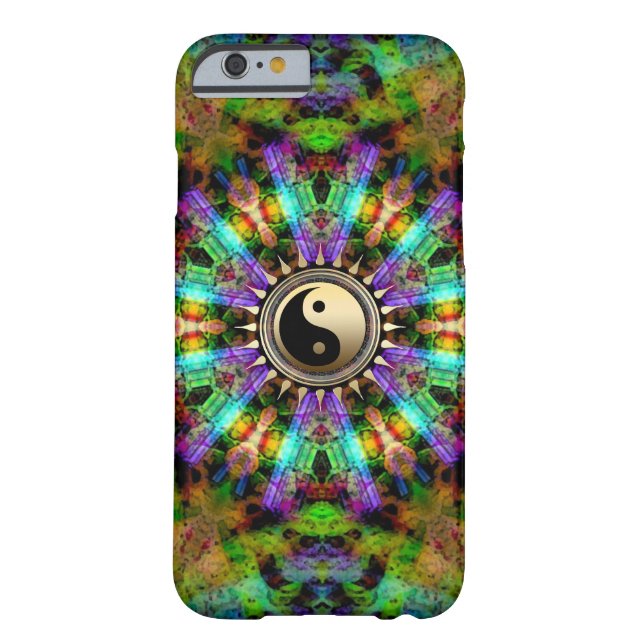 Psychedelische Farben Gold YinYang iPhone 6 Fall Case-Mate iPhone Hülle (Rückseite)