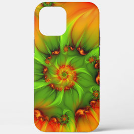 Psychedelische Farben Modernes Abstraktes Fraktal  Case-Mate iPhone Hülle