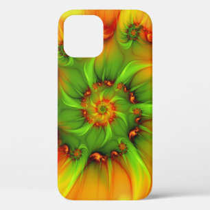 Psychedelische Farben Modernes Abstraktes Fraktal Case-Mate iPhone Hülle