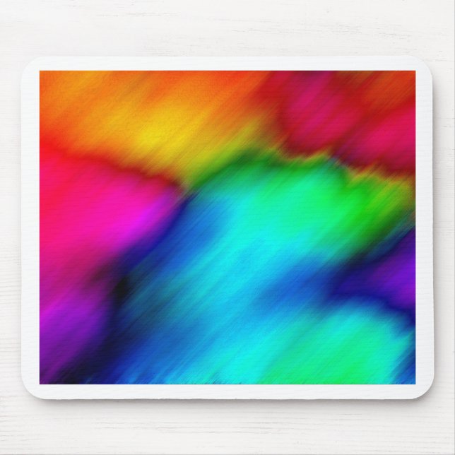 Psychedelische Farben Mousepad (Vorne)