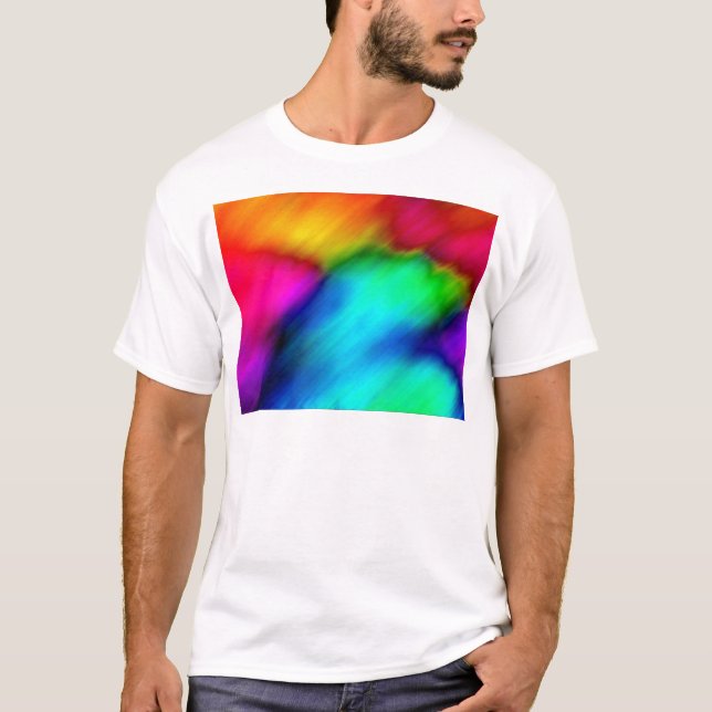 Psychedelische Farben T-Shirt (Vorderseite)