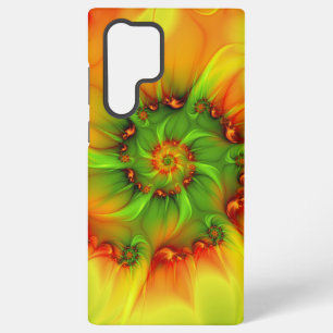 Psychedelische farbenfrohe moderne abstrakte Frakt Samsung Galaxy Hülle