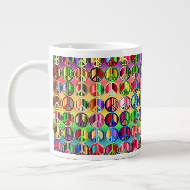 Psychedelische Friedensstiftung Tasse (Links)