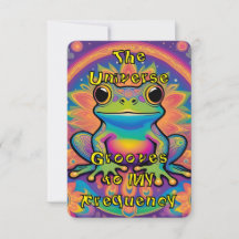 Psychedelische Frog Vibes für Selbstvertrauen