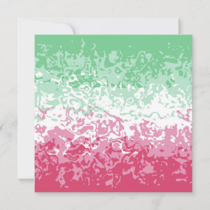 Psychedelische Groovy Abstrakte Abrosexuelle Pride Feiertagskarte