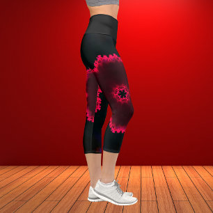 Psychedelische Hippie-Leggings Capri Leggings