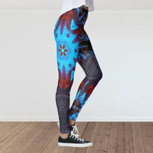 Psychedelische Hippie-Leggings Leggings