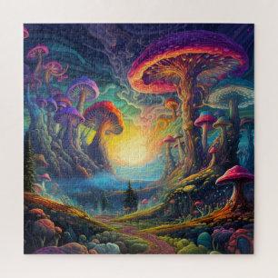 Psychedelische Illustration Puzzle