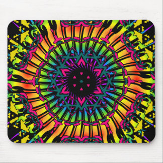 Psychedelische Kaleidoskop-Grafik: Mousepad