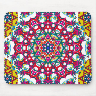 Psychedelische Kaleidoskop-Grafik: Mousepad