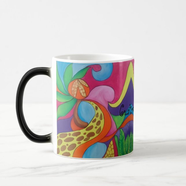 Psychedelische Kokosnuss Verwandlungstasse (Links)