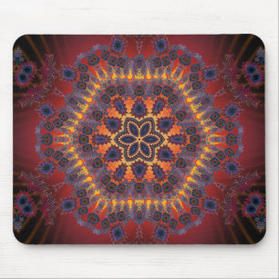 Psychedelische Krawatten-Grafik: Mousepad