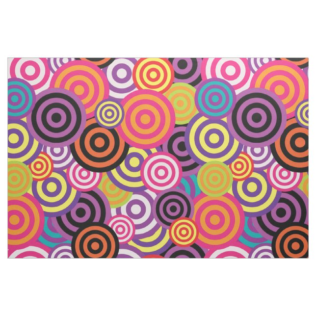 psychedelische Kreise Stoff (Yard (91,4 cm))