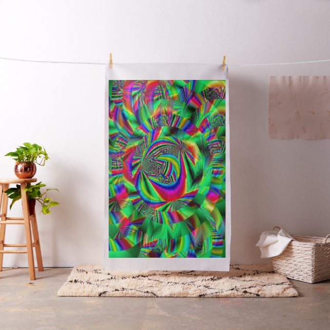 Psychedelische Kreise...... Stoff (Beispiel)