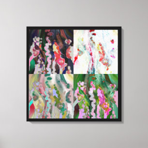 Psychedelische Kunst Leinwand drucken. 4 Ursprüngl