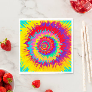 Psychedelische Kunst Serviette