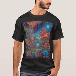 Psychedelische Landschaft T-Shirt