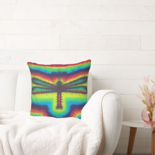 Psychedelische Libelle Kissen