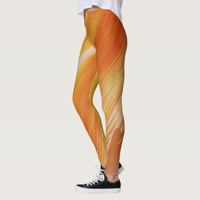 Psychedelische Lichtfarben Leggings (Links)