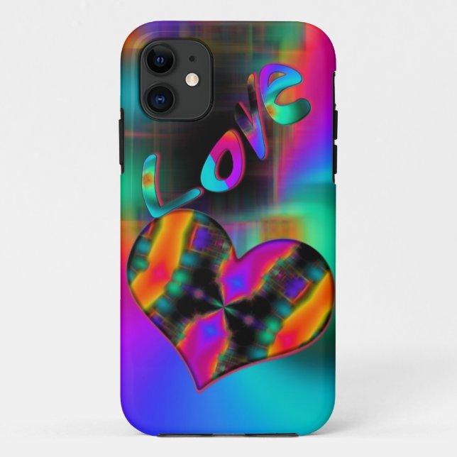 Psychedelische Liebe Case-Mate iPhone Hülle (Rückseite)