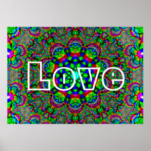 Psychedelische Liebe Poster