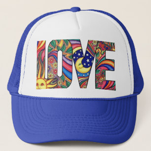 Psychedelische Liebe Truckerkappe