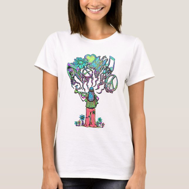 Psychedelische Lieder T-Shirt (Vorderseite)