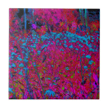 Psychedelische Lila Lily Blume Magenta Garden