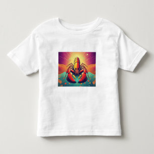 Psychedelische Lobster Art Kleinkind T-shirt