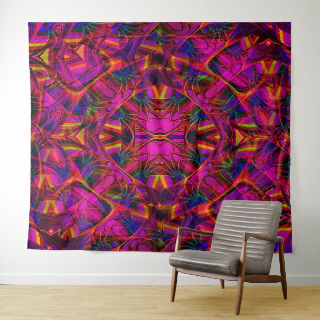 Psychedelische Momente... Wandteppich (Beispiel (Horizontal))