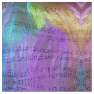 Psychedelische musikalische Anmerkungen Stoff