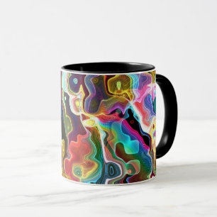 Psychedelische Muster-Tasse Tasse