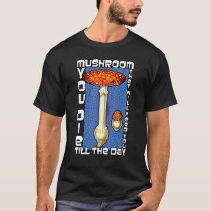 Psychedelische Myzelium-Pilzanatomie T-Shirt
