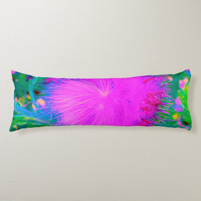 Psychedelische Natur Ultra-Violet Lila Milkweed Seitenschläferkissen (Vorderseite)