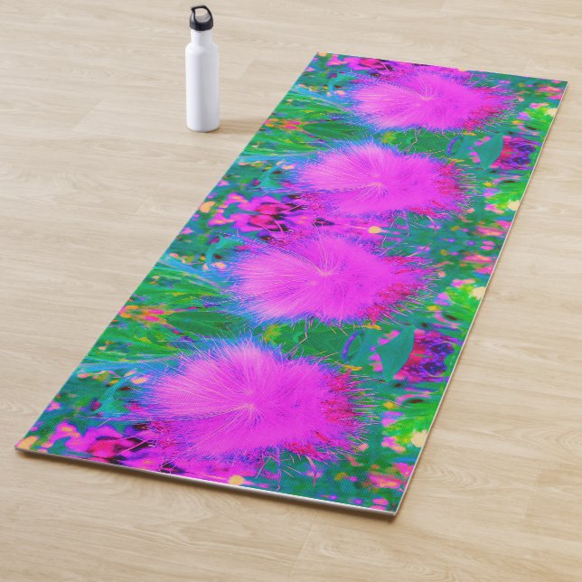 Psychedelische Natur Ultra-Violet Lila Milkweed Yogamatte (Beispiel)