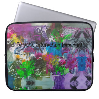 Psychedelische Nebel-Abstraktion Laptopschutzhülle