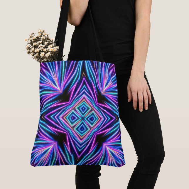 Psychedelische Neon-Abstract-Explosion (Von Nahem)