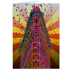 Psychedelische NYC - Spitze des Flatiron Gebäude